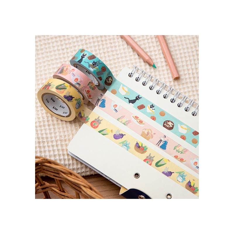 Small equipment - Masking Tape Break Time Flowers - Howl's Moving Castle