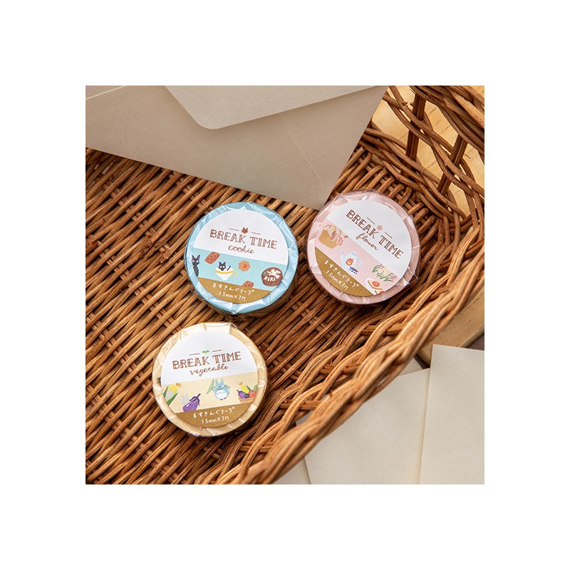 Small equipment - Masking Tape Break Time Flowers - Howl's Moving Castle