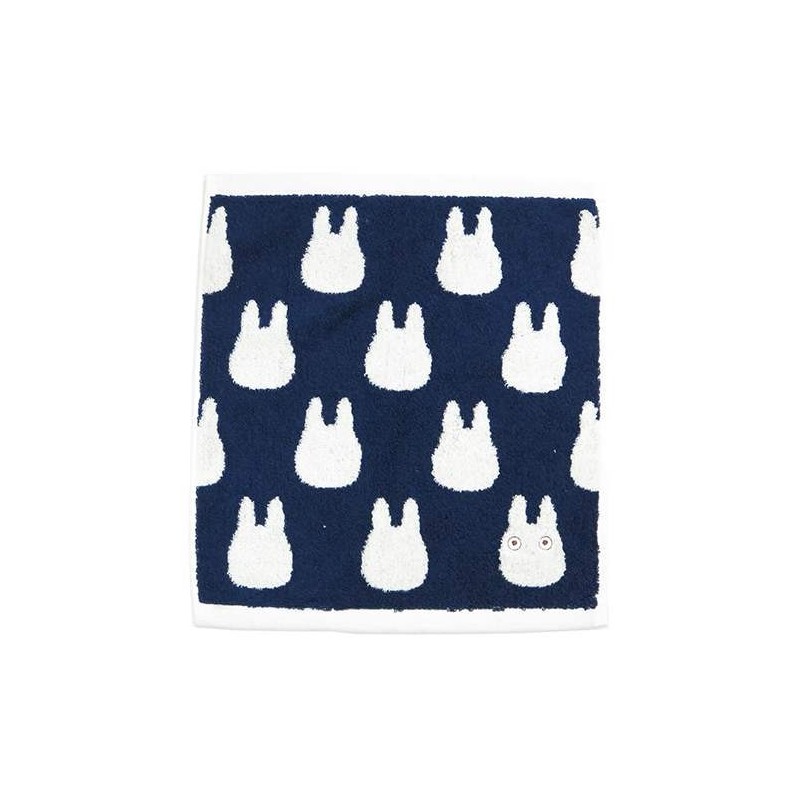 Linge de maison - Mini Serviette Silhouette Totoro Blanc 33x36 cm - Mon Voisin Totoro