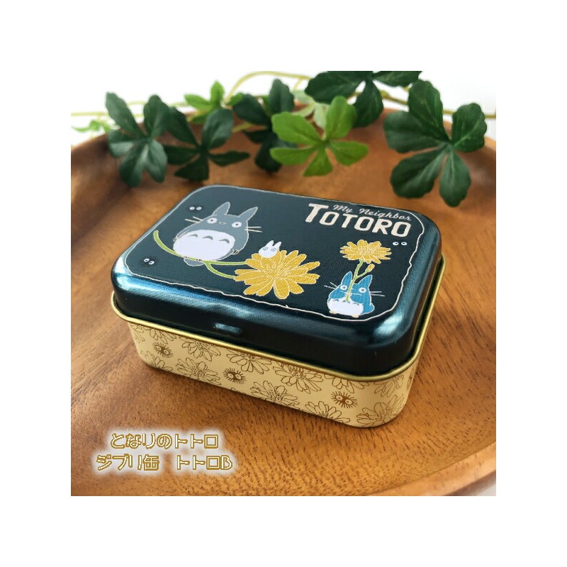 Accessoires - Petite boîte métal Totoro fleur - Mon Voisin Totoro