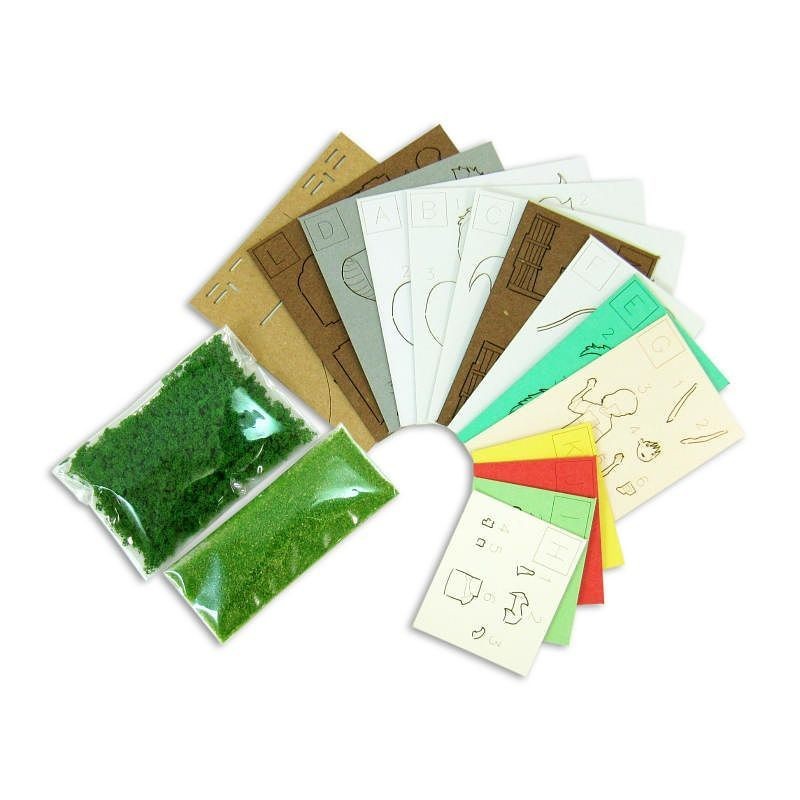 Teatros de papel - Diorama de papel Haku dragón & Chihiro - El viaje de Chihiro