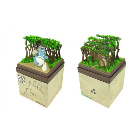 Teatros de papel - Mei y Totoro Túnel secreto diorama de papel - Mi vecino Totoro