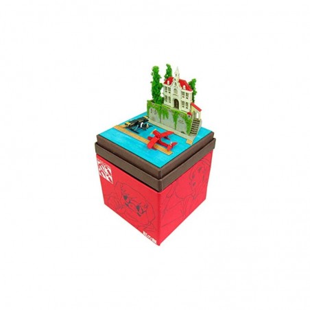 Teatros de papel - Adriano diorama de papel y hidroavión de caza - Porco Rosso