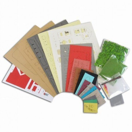 Théâtres de papier - Diorama papier Maison de Sosuke & Ponyo - Ponyo sur la falaise