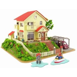 Paper Theaters - Paper Craft Sosuke & Ponyo's house - Ponyo on the Cliff