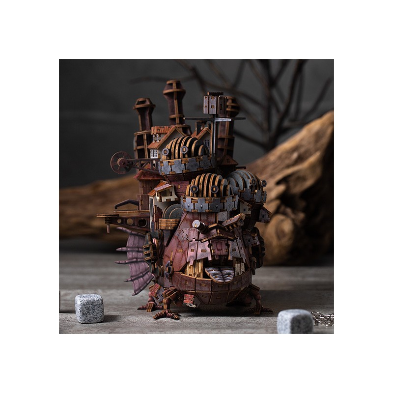 Maquetas - Maqueta de madera Kigumi del castillo de Hauru - El castillo ambulante