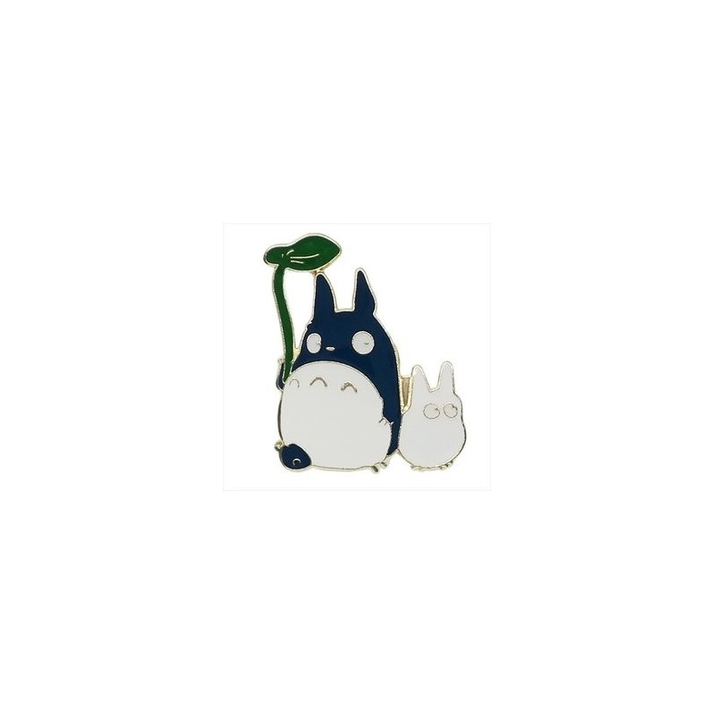 Pins - Pins Small and Middle Totoro with leaf - My Neighbor Totoro