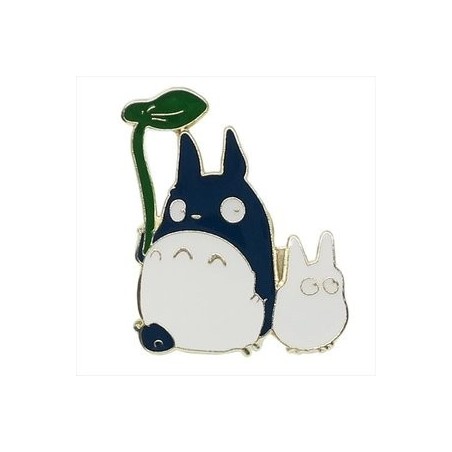 Pins - Pins Small and Middle Totoro with leaf - My Neighbor Totoro