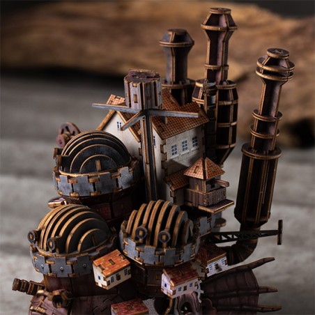 Maquetas - Maqueta de madera Kigumi del castillo de Hauru - El castillo ambulante