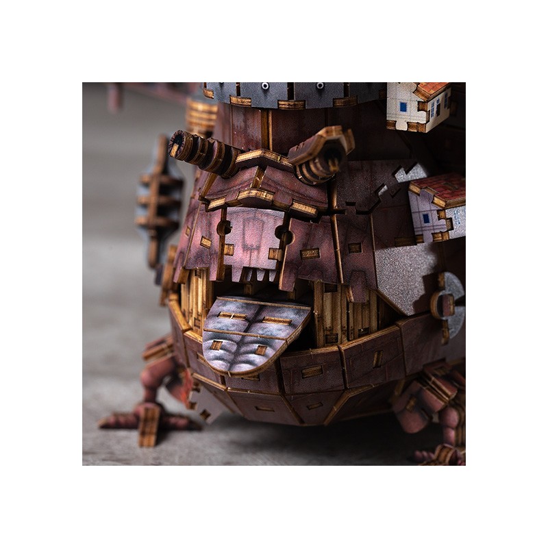 Maquetas - Maqueta de madera Kigumi del castillo de Hauru - El castillo ambulante