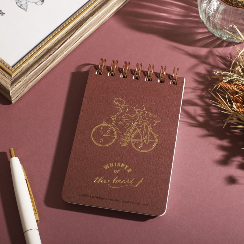 Cuadernos y libretas - Cuaderno de espiral gofrado 11,5×7,2cm Seiji & Shizuku - Si tu tend l'