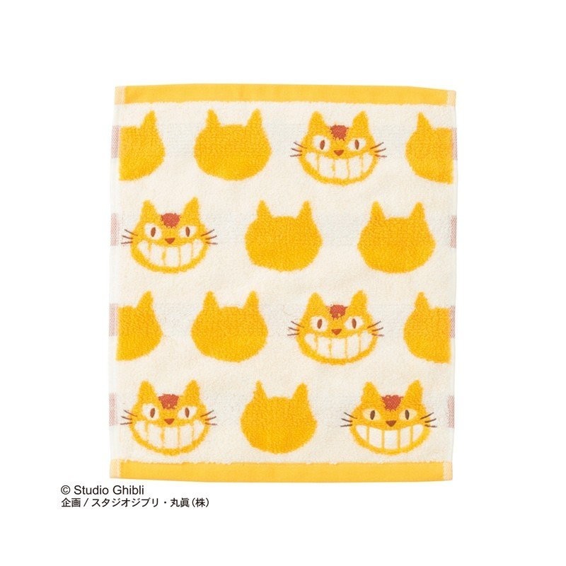 Linge de maison - Mini Serviette Silhouette Chatbus 33x36 cm - Mon Voisin Totoro