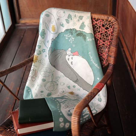 Textil - Pañuelo grande Encuentro misterioso 53x53 cm - Mi vecino Totoro