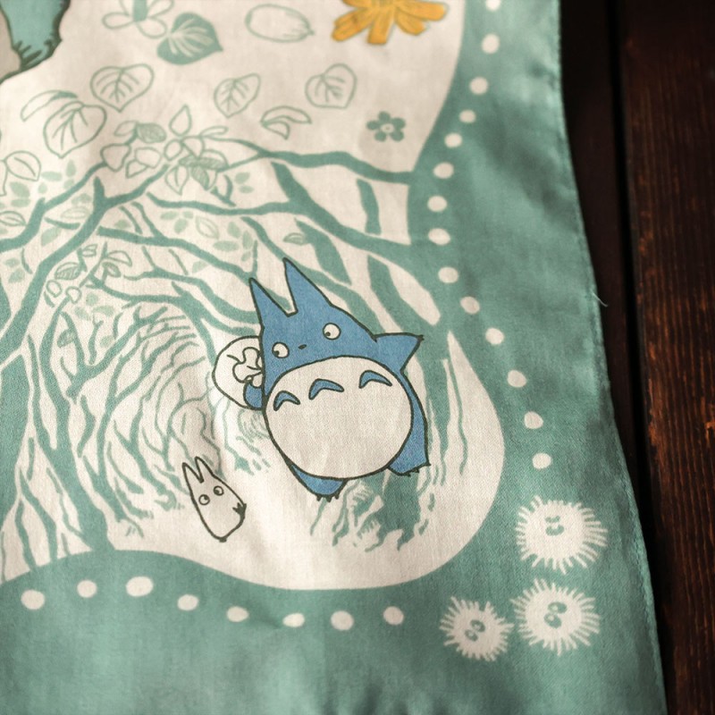 Textil - Pañuelo grande Encuentro misterioso 53x53 cm - Mi vecino Totoro