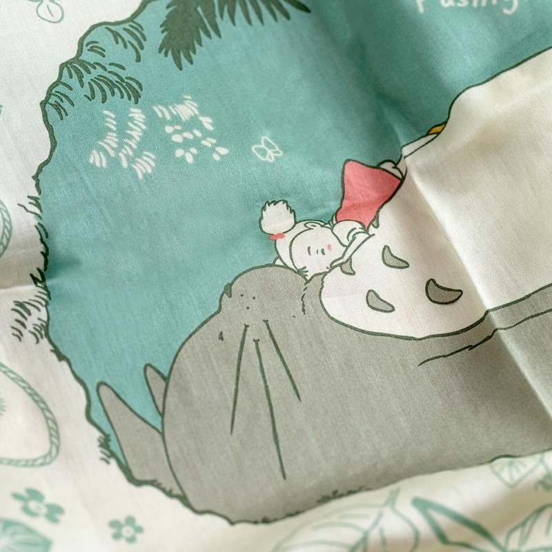 Textil - Pañuelo grande Encuentro misterioso 53x53 cm - Mi vecino Totoro