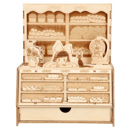 Maquetas - Maqueta de madera Panadería Kigumi - Nicky, la aprendiz de bruja