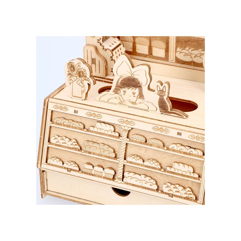 Maquetas - Maqueta de madera Panadería Kigumi - Nicky, la aprendiz de bruja