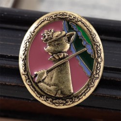 Pins - Broche vintage Louise - Le Royaume des chats