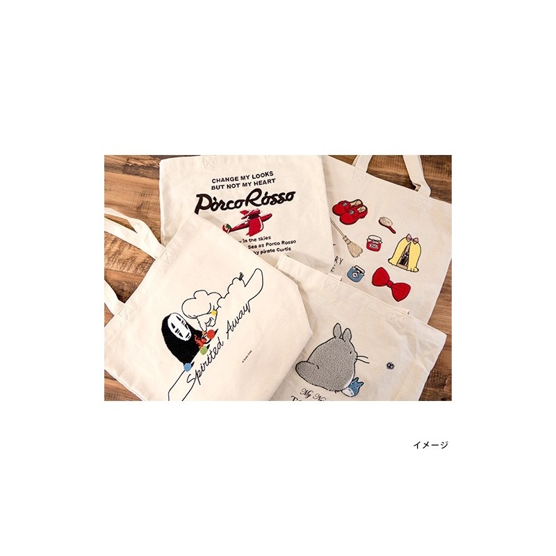 Sacs - Tote bag Brodé Kiki Objets Precieux - Kiki la petite sorcière