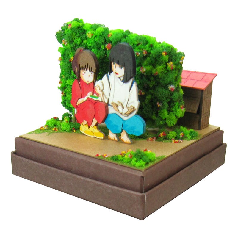 Teatros de papel - Diorama de papel Chihiro & Haku - El viaje de Chihiro