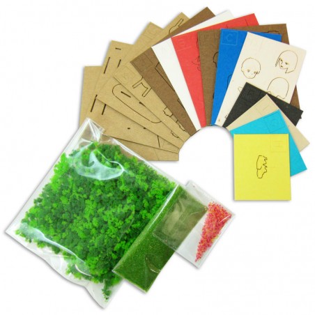 Teatros de papel - Diorama de papel Chihiro & Haku - El viaje de Chihiro