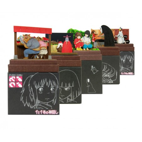 Teatros de papel - Diorama de papel Chihiro & Haku - El viaje de Chihiro