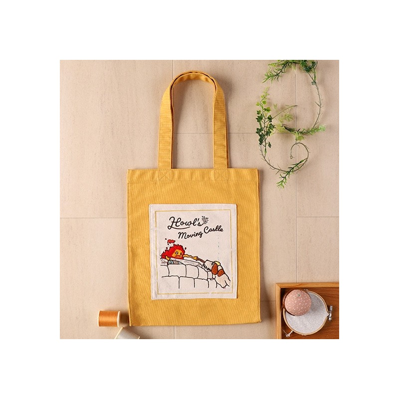 Bags - Tote bag Calcifer & Heen - Howl's Moving Castle