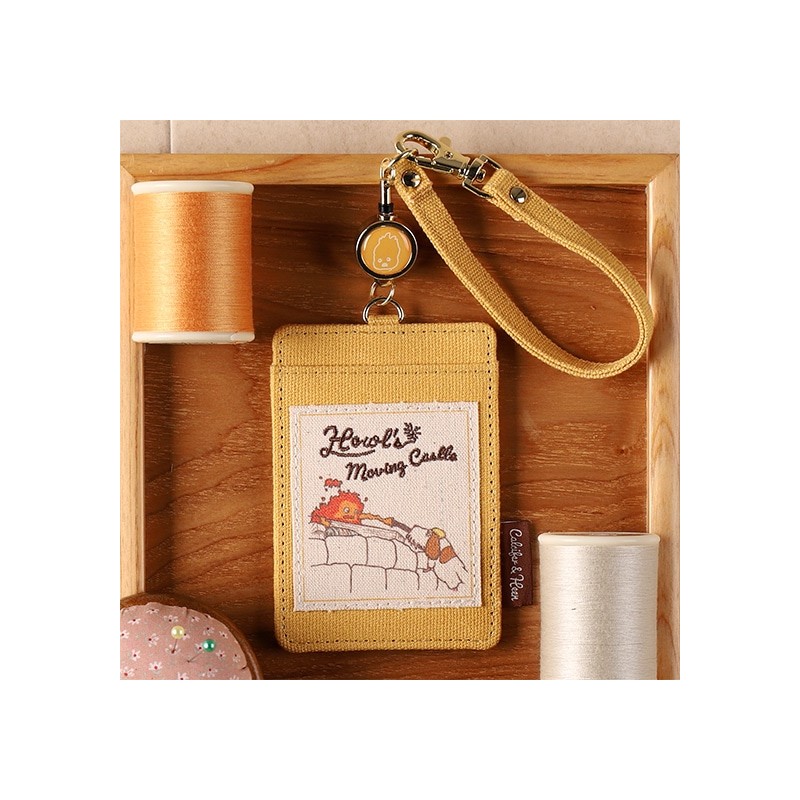 Accessoires - Pochette porte-carte Calcifer & Hinh - Le Château ambulant
