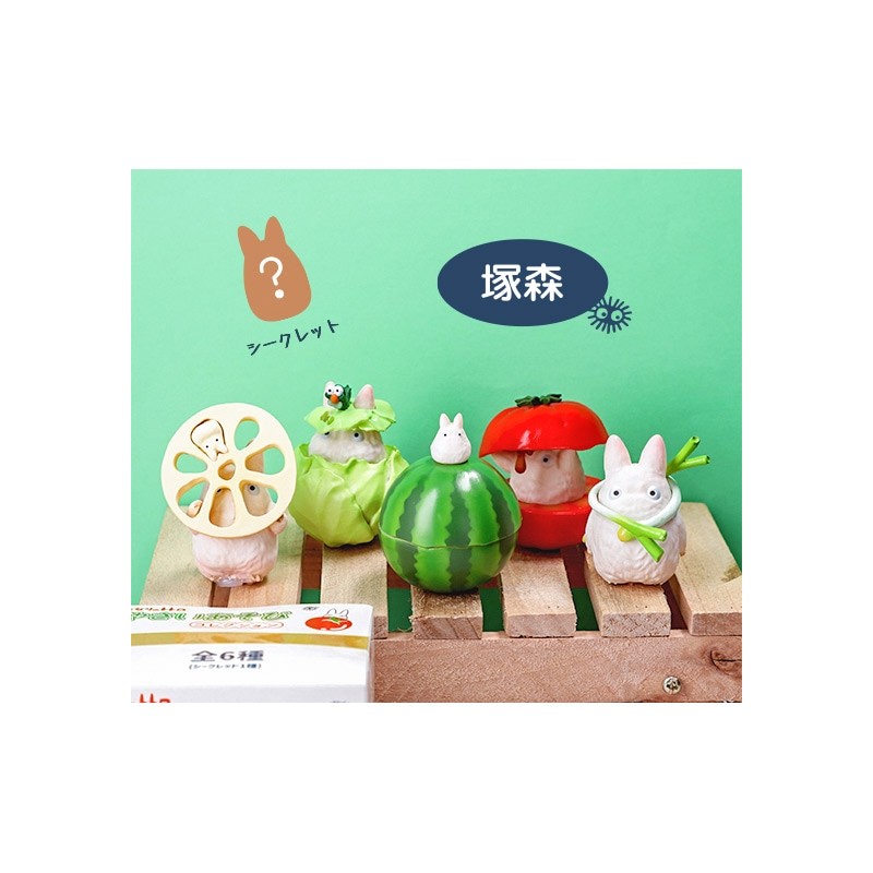 Figurines - Collection Totoro Légumes 1 Figurine Mystère - Mon Voisin Totoro