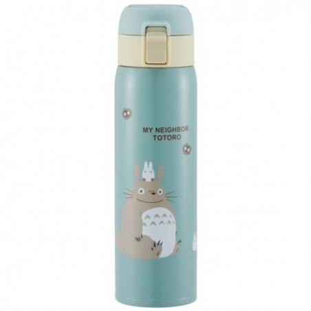 Kitchen and tableware - Mat Light Green Thermos Bottle 480ml - My Neighbor Totoro