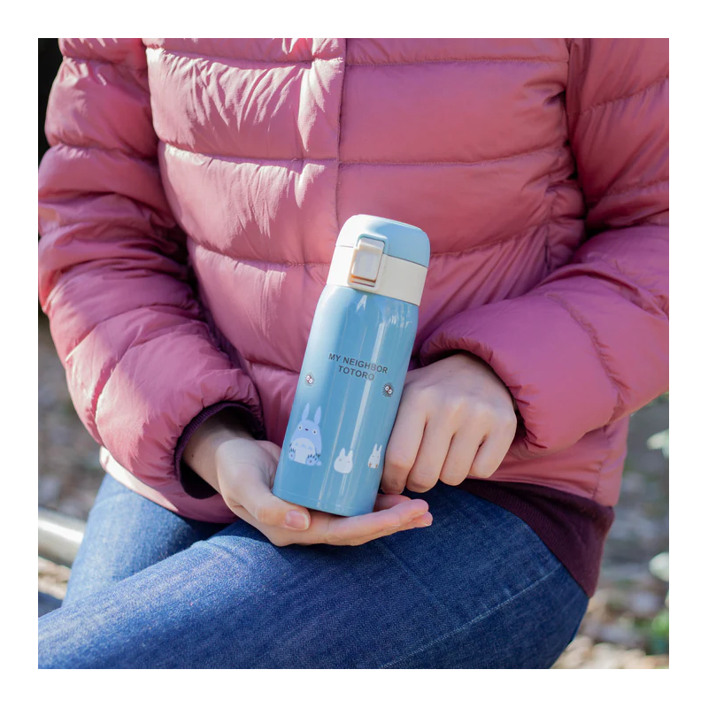 Cocina y vajilla - Termo 350ml Azul mate - Mi vecino Totoro