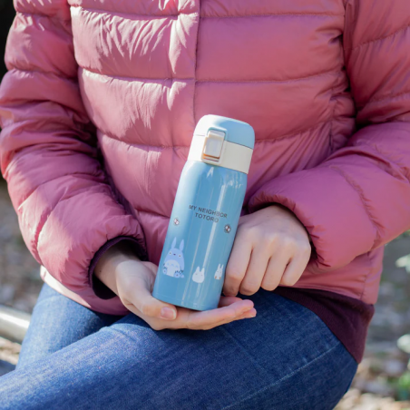 Cocina y vajilla - Termo 350ml Azul mate - Mi vecino Totoro