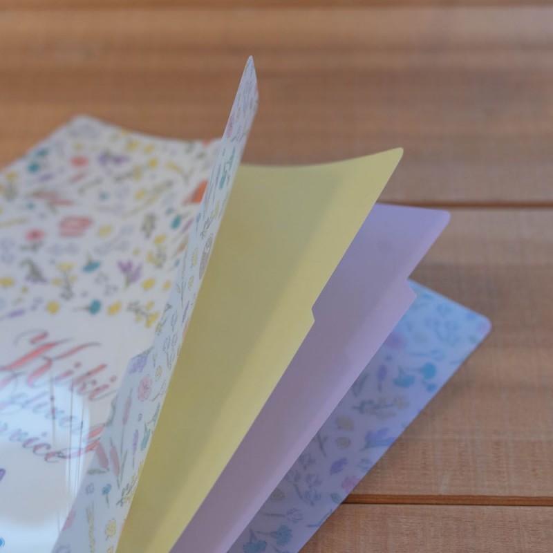 Archivadores - Carpeta A4 con 3 solapas Flores - Nicky, la aprendiz de bruja