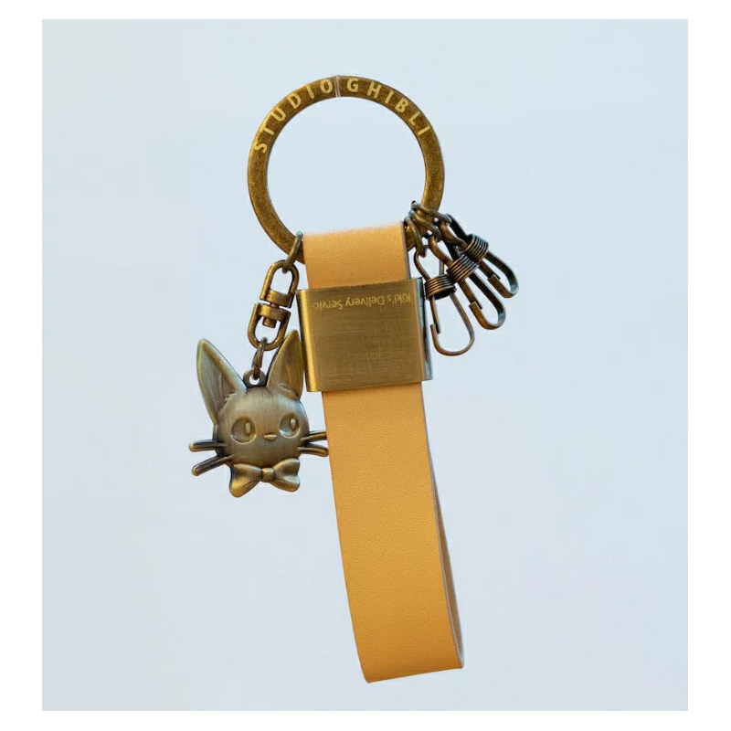 Llaveros - Llavero de cuero Jiji - Nicky, la aprendiz de bruja