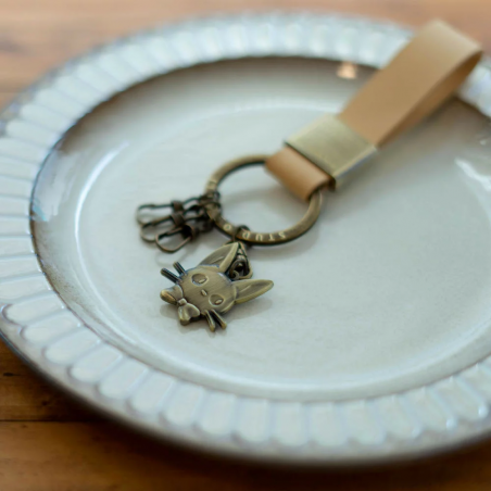 Llaveros - Llavero de cuero Jiji - Nicky, la aprendiz de bruja