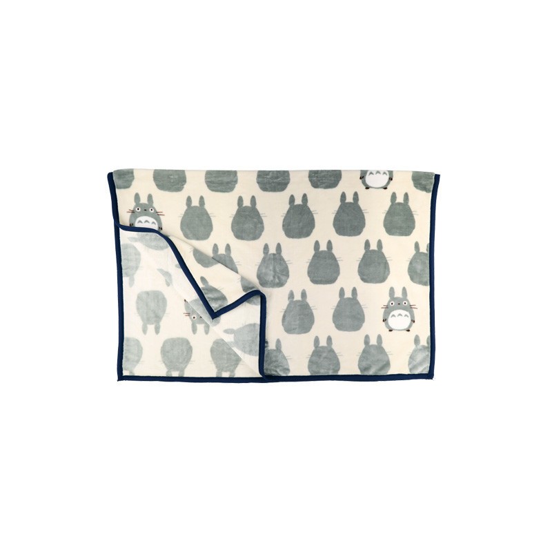 Ropa de hogar - Manta grande Silueta Totoro Gris 200x140 cm - Mon Voisin Toto