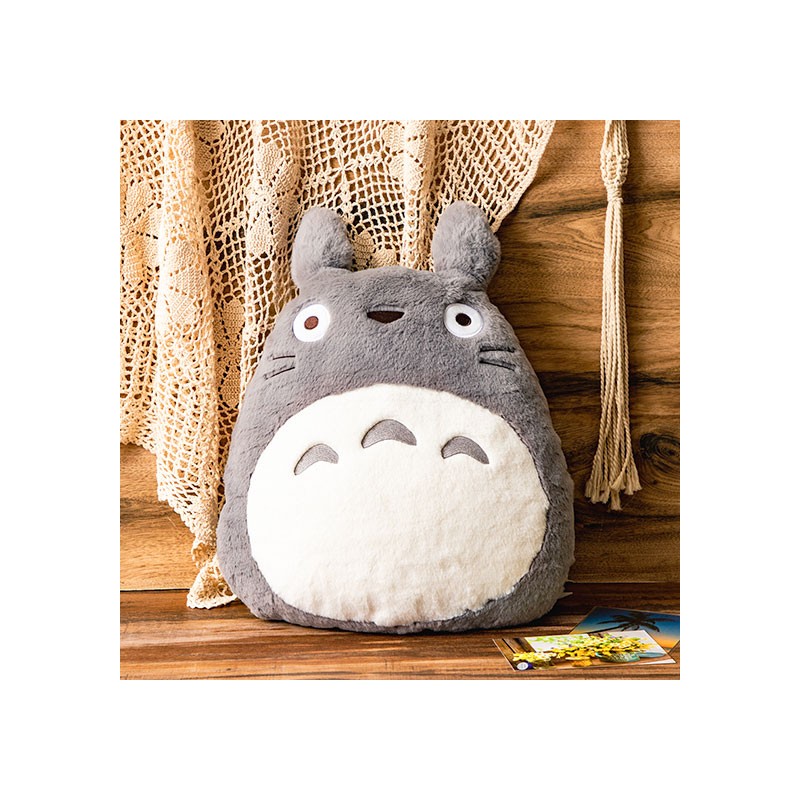 Coussins - Coussin Nakayoshi Totoro Gris - Mon Voisin Totoro