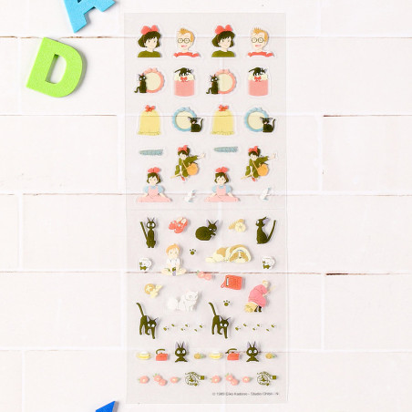 Accesorios de escritorio - Mini adhesivos para agendas Colección 1 - Nicky, la aprendiz de bruja