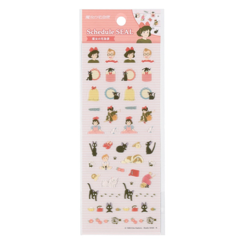 Accesorios de escritorio - Mini adhesivos para agendas Colección 1 - Nicky, la aprendiz de bruja