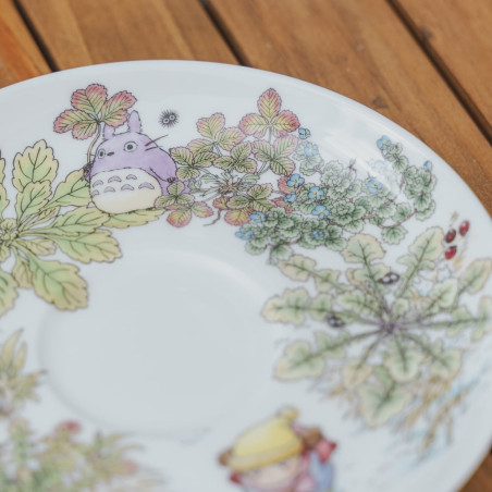 Porcelaine japonaise - Tasse et Sous Tasse Totoro Ooinuhugri - Mon Voisin Totoro