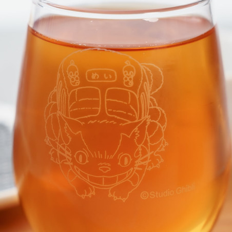 Cocina y vajilla - Vidrio grabado Gatobus - Mi vecino Totoro