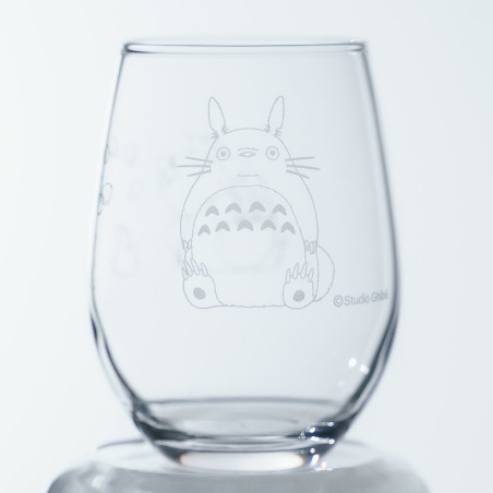 Cocina y vajilla - Totoro y bellota de cristal grabado - Mi vecino Totoro