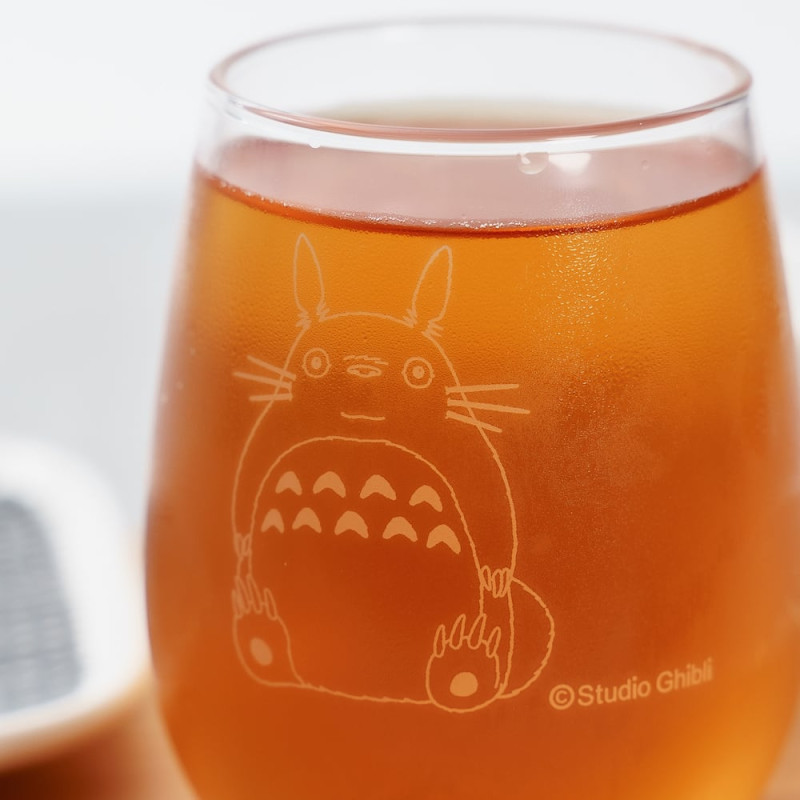 Cocina y vajilla - Totoro y bellota de cristal grabado - Mi vecino Totoro