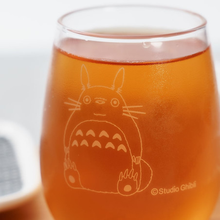 Cocina y vajilla - Totoro y bellota de cristal grabado - Mi vecino Totoro