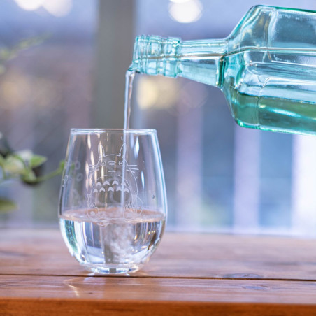 Cocina y vajilla - Totoro y bellota de cristal grabado - Mi vecino Totoro