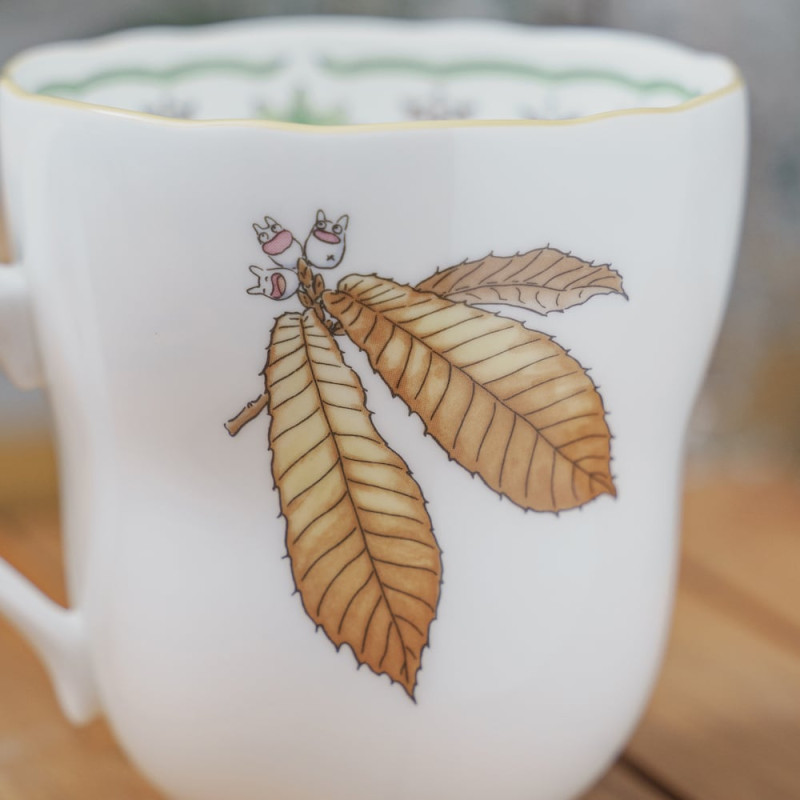 Porcelana japonesa - Taza Totoro al revés Mi vecino Totoro