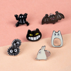 Bijoux - Boucles d’oreilles percées Générique set de 6 - Mon Voisin Totoro