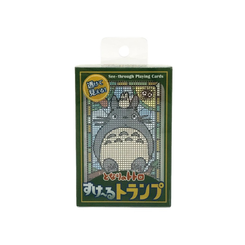 Jeux de cartes - Cartes à Jouer Transparentes Totoro - Mon Voisin Totoro