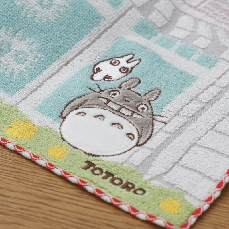 Linge de maison - Mini Serviette Maison de Satsuki & Mei 25x25 cm - Mon Voisin Totoro