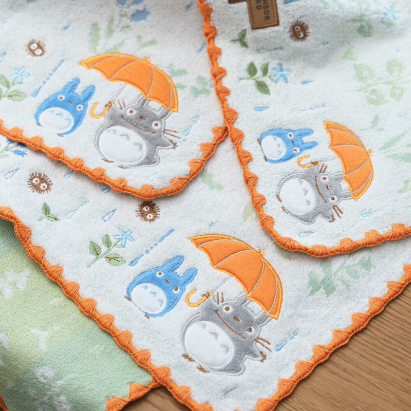 Ropa de hogar - Mini toalla Under the Rain 25x25 cm - Mi vecino Totoro